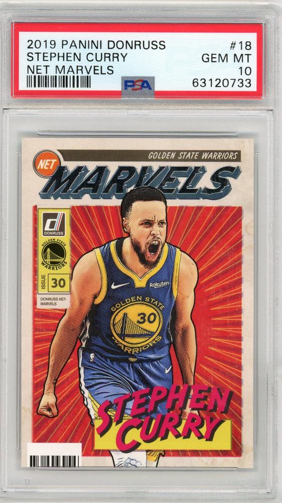 ミントモール MINT 三宮店 2019 Panini Donruss Stephen Curry Net Marvels PSA10