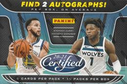 NBA 2020-21 PANINI CERTIFIED BASKETBALL