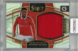 2022-23 Panini Select Premier League Anthony Elanga Jumbo Swatches Silver #26 Manchester United