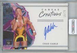 2023 Panini Impeccable WWE Chad Gable Canvas Creations Signatures/#CC-CGB【10/75】