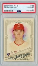 2018 TOPPS ALLEN & GINTER SHOHEI OHTANI #100【PSA10】《Gem-MINT》 ANGELS