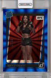 2022 Panini Donruss UFC  Tracy Cortez Holo Blue Laser #210 ※初期傷あり 33/49