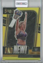 2023 Panini Select WWE Charlotte Flair And NEW!/Gold Prizms Parallels/#10【01/10】