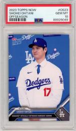 2023 TOPPS NOW Shohei Ohtani Offseason #OS23【PSA10】《Gem-MINT》 Los Angeles Dodgers