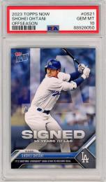 2023 TOPPS NOW Shohei Ohtani Offseason #OS21【PSA10】《Gem-MINT》 Los Angeles Dodgers