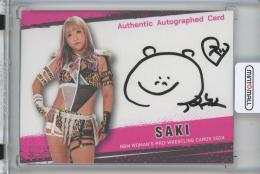 2024 BBM Woman's Pro wrestling Cards Saki 直筆サインカード/通常版【94/99】