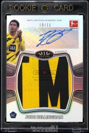 2020-21 Topps Tier One #APPJB Jude Bellingham Bundesliga Prodigious Patch Autographs【9/10】 Borussia Dortmund