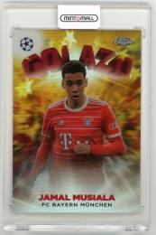 2022-23 TOPPS Chrome UEFA Club Competitions Jamal Musiala Golazo Gold Refractor Parallels【14/50】 FC Bayern Munchen