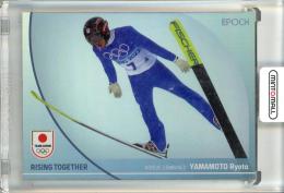 2024 TEAM JAPAN オフィシャルトレーディングカード WINTER OLYMPIANS 山本涼太 Regular Parallel ホログラムA版【63/99】 ノルディック複合