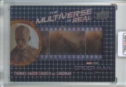 2023 Upper Deck Spider-Man No Way Home Thomas Haden Church as Sandman The Multiverse is Real Acetate/#FC-9