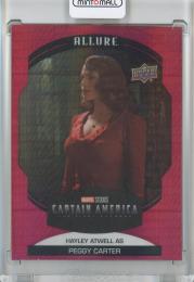 2022 Upper Deck Marvel Allure Hayley Atwell as Peggy Carter Base/Red Prizm/#10　(角キズ有)