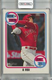 2023 Topps Heritage High Number Shohei Ohtani Now & Then #NT-10 Los Angeles Angels