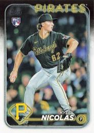 2024 Topps SERIES 2 #408 Kyle Nicolas レギュラーカード RC