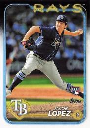 2024 Topps SERIES 2 #502 Jacob Lopez レギュラーカード RC