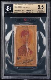 2018 Topps Allen and Ginter #352 Shohei Ohtani RC EXT Mini Wood【1/1】【BGS GEM MINT 9.5】 Los Angeles Angels