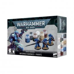 (30%OFF)スペースマリーン:インフェルヌスマリーン+ペイント【ウォーハンマー:40000】SPACE MARINES: INFERNUS MARINES + PAINTS (WARHAMMER 40k)【新品】