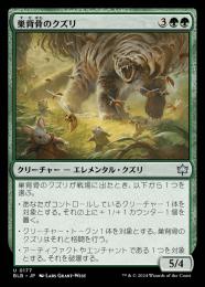 【BLB】【JPN】【Foil】《巣背骨のクズリ/Hivespine Wolverine》