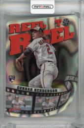 2023 Topps Bowman’s Best  Gunnar Henderson Reel to Reel Die-Cuts Lava #RR-7 RC【34/50】 Baltimore Orioles