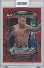 2023 PANINI Prizm UFC Prizms Under Card Red #109 / JAKE MATTHEWS 【49/99】