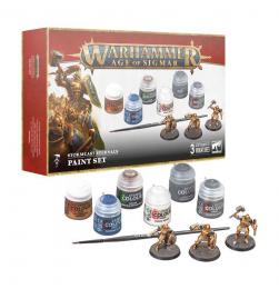 エイジ・オヴ・シグマー:ストームキャスト・エターナル+ペイントセット STORMCAST ETERNALS+PAINT SET:(WARHAMMER Age Of Sigmar)[60-10]【新品】