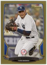 2013 Bowman Gold #45 Alex Rodriguez