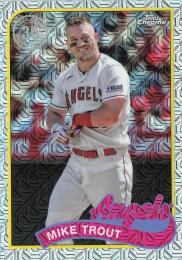 2024 Topps SERIES 2 #2T89C-100 Mike Trout インサートカード 1989 Topps 35th Anniversary Silver Pack Chrome Mojo