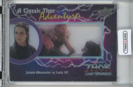 2023 Upper Deck Thor: Love and Thunder Jaimie Alexander as Lady Sif A Classic Thor Adventure/#FC-12