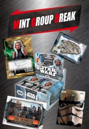 MINT GROUP BREAK グループブレイク TOPPS STAR WARS CHROME HOBBY 4BOX #2 【ランダムパック式】