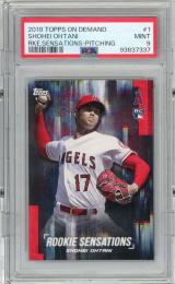 2018 TOPPS ON DEMAND SHOHEI OHTANI 1 【PSA9】 LOS ANGELES ANGELS