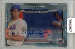 2014 TOPPS SERIES 1 DAVID WRIGHT PATCH AUTOGRAPH CARD【19/25】 NEW YORK METS