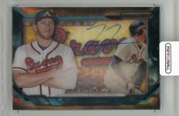 2015 TOPPS STRATA FREDDIE FREEMAN AUTOGRAPH CARD ATLANTA BRAVES