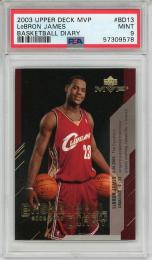 2002-03 UPPER DECK MVP LeBron James #BD13【PSA9 MINT】