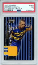 2002-03 PANINI Calcio Cards Hidetoshi Nakata (Parma) #CM3【PSA7 NM】