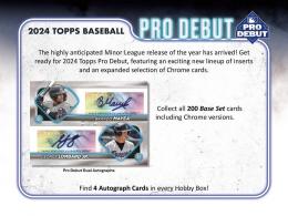 ◆予約◆MLB 2024 TOPPS PRO DEBUT JUMBO