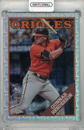 2023 Topps Update Gunnar Henderson 88 Topps Silver Pack Chrome #T88CU-91 RC Baltimore Orioles