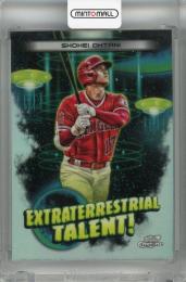 2023 Topps Cosmic Chrome Shohei Ohtani Extraterrestrial Talent #ET-9 Los Angeles Angels