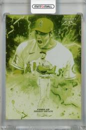 2022 Topps Fire Shohei Ohtani Fired Up Gold Minted #FIU-2 Los Angeles Angels