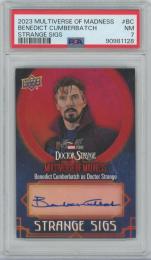 2023 UPPER DECK Doctor Strange in the Multiverse of Madness Strange Sigs SSP / BENEDICT CUMBERBATCH as DOCTOR STRANGE [PSA7/NEAR MINT]