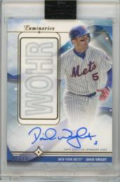 2023 Topps Luminaries David Wright Home Run Kings Autographs #HRKDW【2/15】 New York Mets