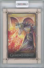 2023 RITTENHOUSE Game of Thrones Art and Images Artist Rendition / DRAGON FIRE by ACHILLEAS KOKKINAKIS 【45/75】