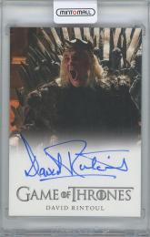 2023 RITTENHOUSE Game of Thrones Art and Images Full Bleed Autographs / DAVID RINTOUL as KING AERYS II TARGARYEN