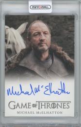 2023 RITTENHOUSE Game of Thrones Art and Images Full Bleed Autographs / MICHAEL McELHATTON as ROOSE BOLTON