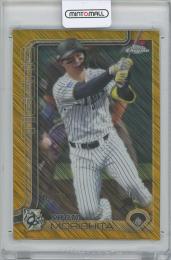 2025 TOPPS Chrome NPB #202 / 森下翔太(阪神タイガース) Gold Shimmer Refractorsパラレルカード 【36/50】