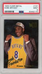 1996 Fleer Metal Kobe Bryant #137 Fresh Foundation RC PSA 9