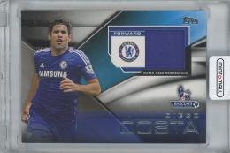 2014-15 TOPPS English Premier League Gold Football Fibers Relics / DIEGO COSTA(Chelsea FC)