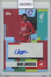 2024-25 TOPPS Liverpool FC Team Set Base Autographs Yellow / MARK LAWRENSON 【39/50】