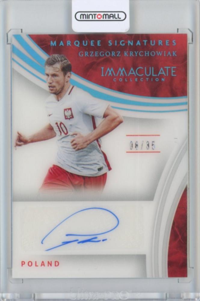 ミントモール / MINT 広島店 / 2017 Panini Immaculate Collection Soccer Autographs  Grzegorz Krychowiak 08/35