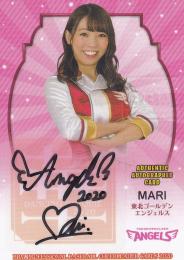2020 BBM チアリーダー DANCING HEROINE-華- 東北ゴールデンエンジェルス Mari 直筆サインカード 23/60