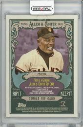 2025 TOPPS Allen & Ginter Buster Posey & Willie Mays Double Rip Card【43/50】