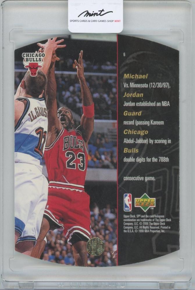 ミントモール / MINT 横浜店 / 1997-98 UD SPx #6 / MICHAEL JORDAN(Chicago Bulls)